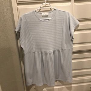 Baby blue Ces Femme Peplum